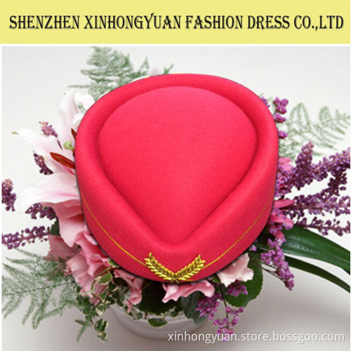 Custom high quality airline stewardess hat Fashion etiquette hat